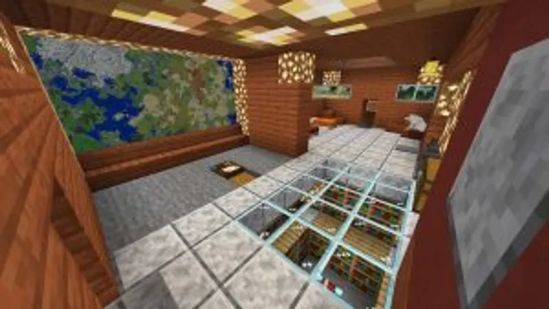 Minecraft - Salle des cartes