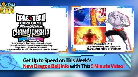 Weekly Dragon Ball News avec le booster STORY BOOSTER 01 de Fusion World