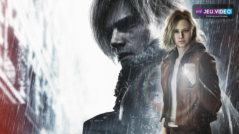 Grace Ashcroft et Leon Kennedy sur un visuel officiel de Resident Evil Requiem