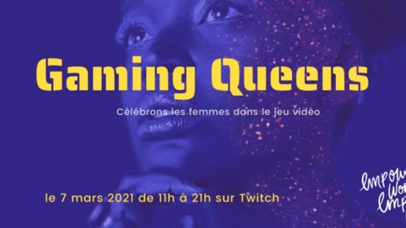 Gaming Queens - Un événement Twitch organisé par Afrogameuses
