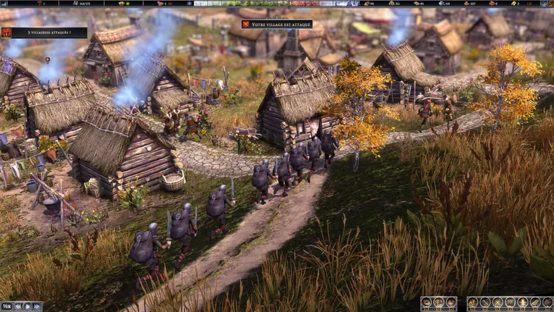 Exemple de raid dans Farthest Frontier