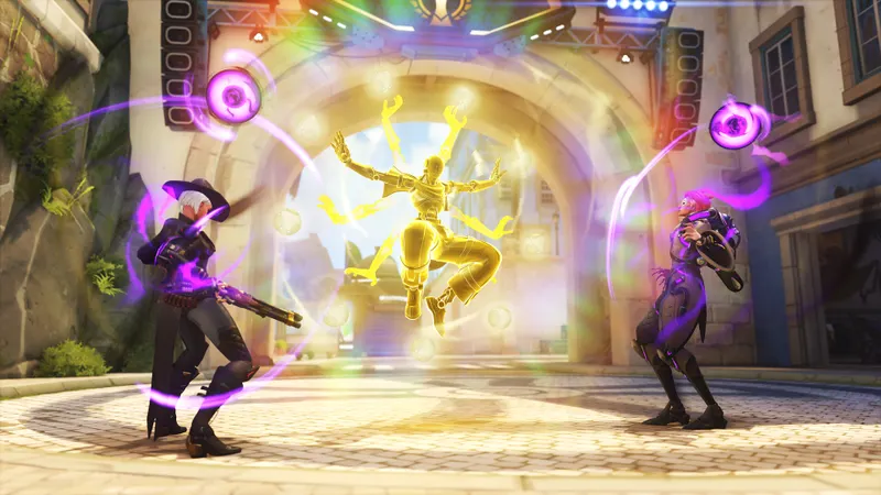 Capture officielle de Overwatch 2 montrant le contexte de gameplay pour l'étape 4 du guide joueur