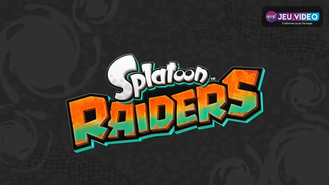 Splatoon Raiders avec Deep Cut, le Mécano et le logo du jeu sur Nintendo Switch 2
