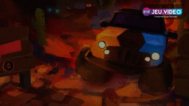 Co-Drive Chaos, illustration officielle du jeu de conduite coopérative