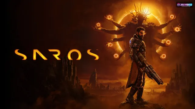 Saros PS5 montre Arjun Devraj sous l’éclipse avec le logo officiel