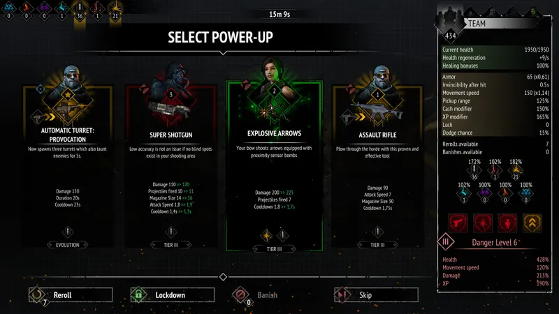 Official Steam screenshot of Yet Another Zombie Survivors showing the trio of survivors in combat