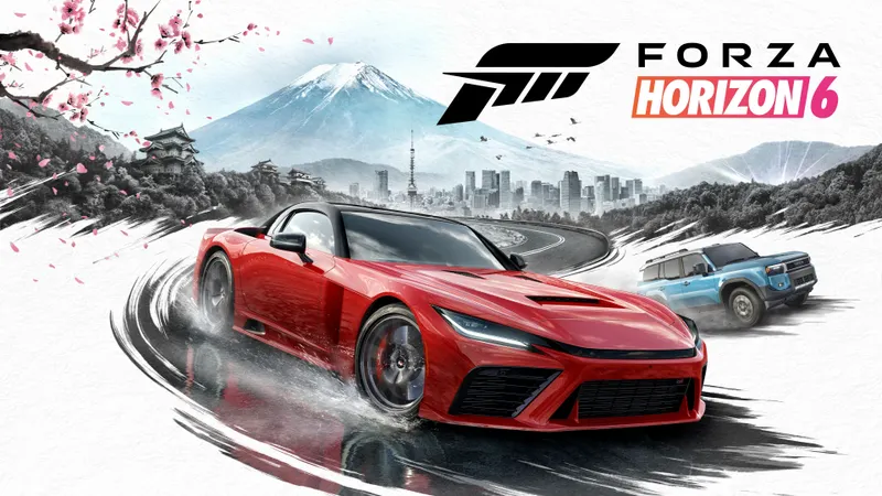 GR GT Prototype de Forza Horizon 6 roulant devant le mont Fuji pour illustrer le choix d'une première voiture rapide sur route