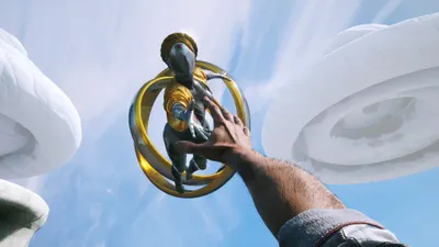 Atomic Heart Blood on Crystal dans un décor glacial et surréaliste