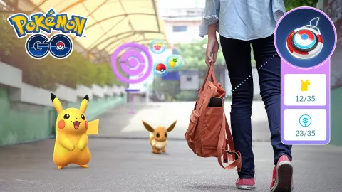 Pokémon GO Explorer Gadget, visuel officiel de la fonctionnalité
