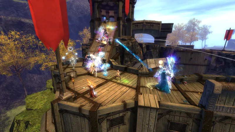 Visuel officiel de Guild Wars 2 utilise comme contexte de gameplay pour la section 2 de l'article
