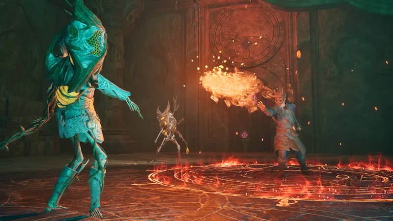 Capture officielle de Outward 2 montrant un aventurier dans une zone naturelle