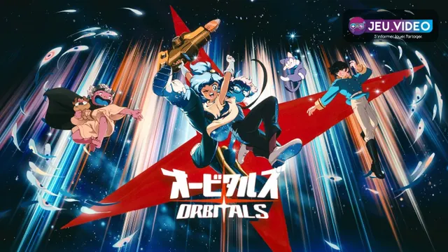 Orbitals sur Switch 2 avec Maki et Omura en plein voyage spatial