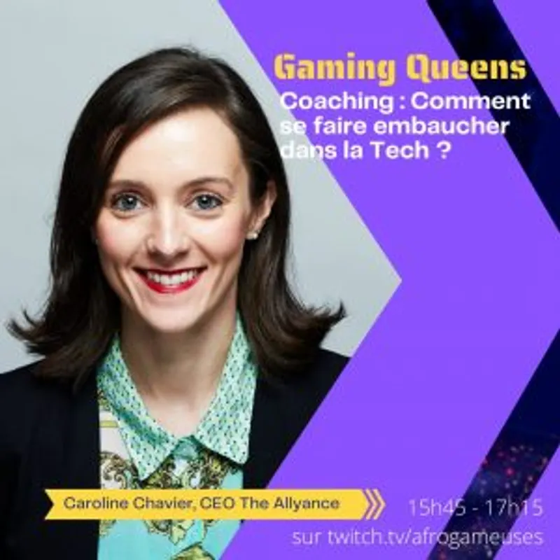 Afrogameuses organise un événement Twitch la Gaming Queens - Coaching