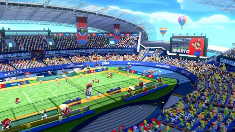 Mario Tennis Aces screen 1