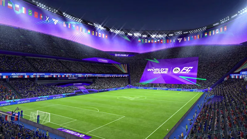 EA SPORTS FC Mobile met en avant son stade et son ambiance de match