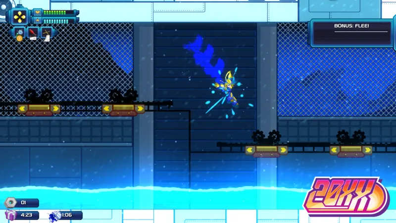 20XX Screen blue