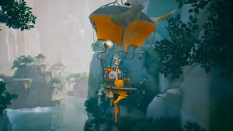 Yukomo dans son dirigeable