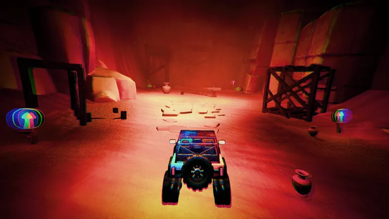 Capture Steam officielle d'un niveau de Co-Drive Chaos