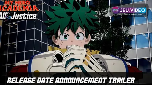 My Hero Academia : All’s Justice, visuel officiel du jeu de combat