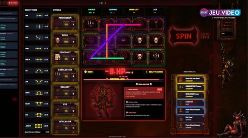 Official Devils Due cover art showing its dark demon-debt slot-machine RPG setting.