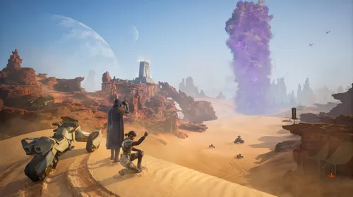 Dune : Awakening, paysage de jeu officiel en haute résolution