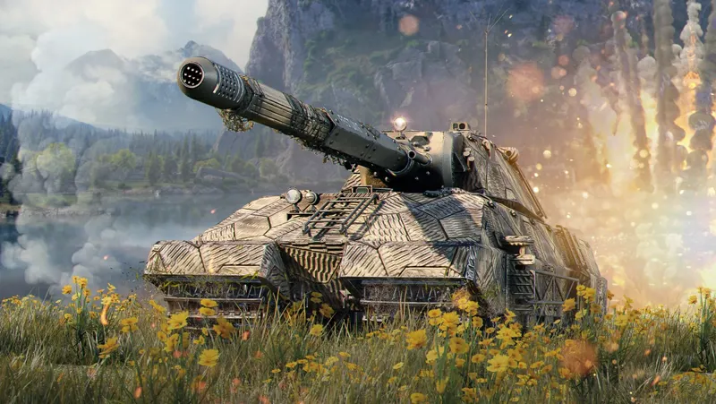 Official World of Tanks Steam visual accompanying the PC startup check before Bootcamp