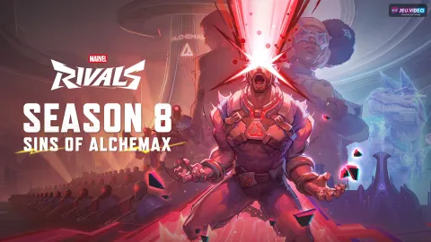 Visuel officiel de Marvel Rivals Saison 8 montrant les héros face à Alchemax pour introduire la tier list débutant