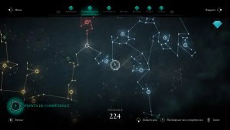 Valhalla - arbre de compétence