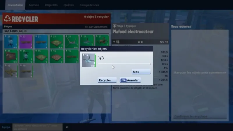 inventaire recyclage