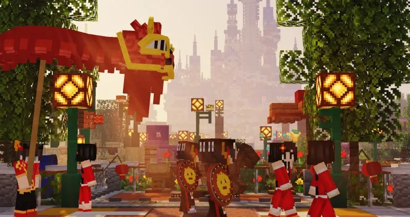 Tesseract - défilé de Disneyland Shanghai