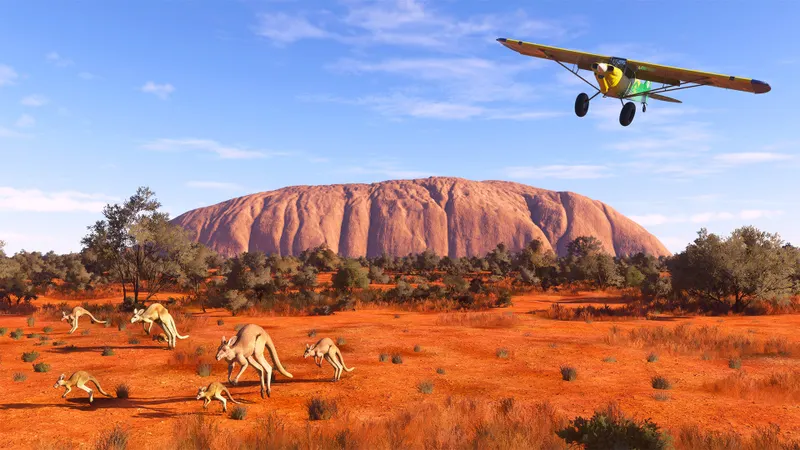 Microsoft Flight Simulator survole l’Australie dans World Update 21