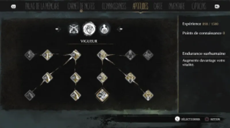 The Sinking City - Competence Endurance Surhumaine