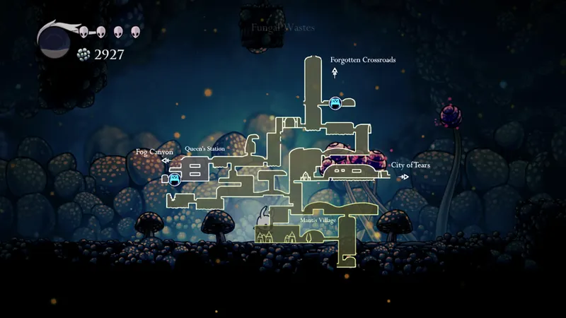 Capture officielle de Hollow Knight montrant le contexte de gameplay pour l'étape 5 du guide joueur