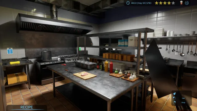 Star Chef Simulator, visuel de couverture officiel pour le test sur PC
