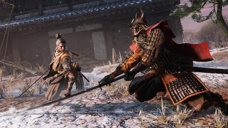 Capture officielle de Sekiro : Shadows Die Twice montrant le contexte de gameplay pour l'étape 2 du guide joueur
