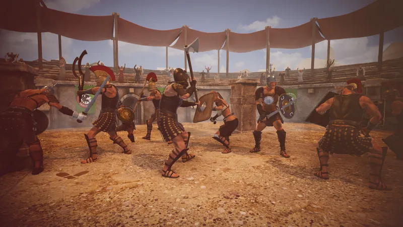 Official Ludus Magnatus : Gladiator Manager Simulator screenshot showing gameplay context for step 3 of this player guide