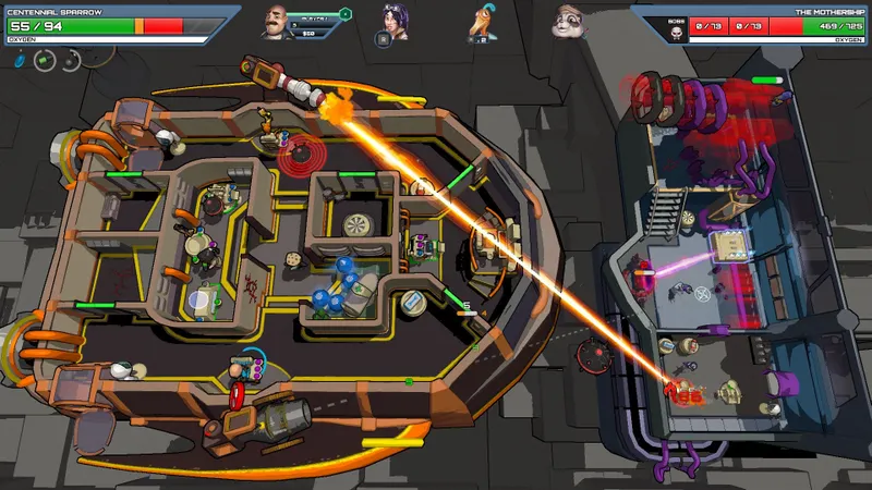 Un affrontement intense dans this means warp