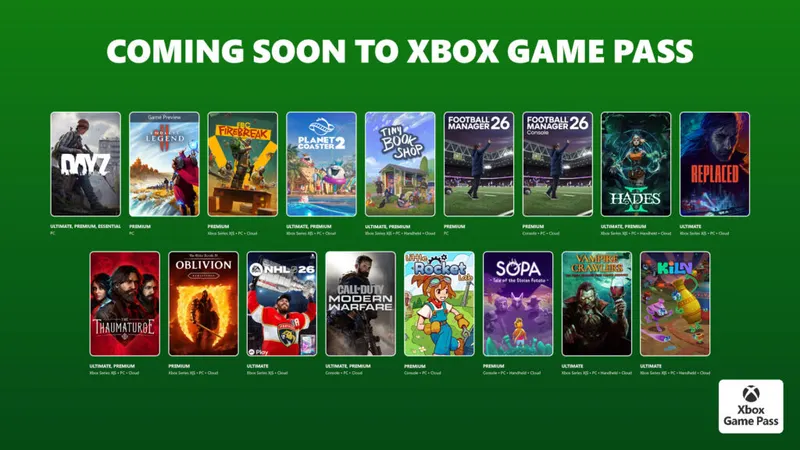 Xbox Game Pass avril 2026 met en avant Hades II, Oblivion Remastered et Call of Duty