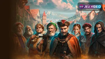 The Guild Europa 1410 avec logo officiel et ville médiévale sur Steam