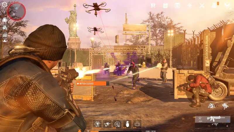 The Division Resurgence: captura oficial del juego.