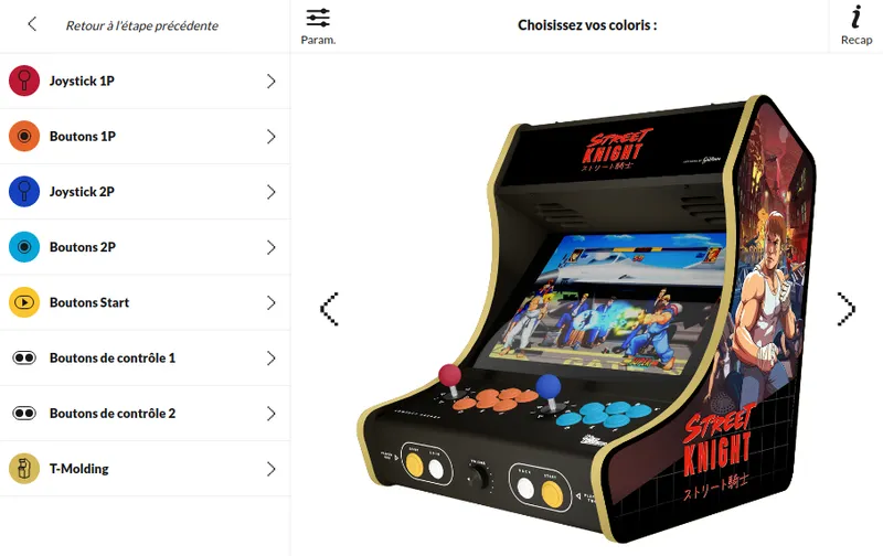 Borne d'arcade neo legend