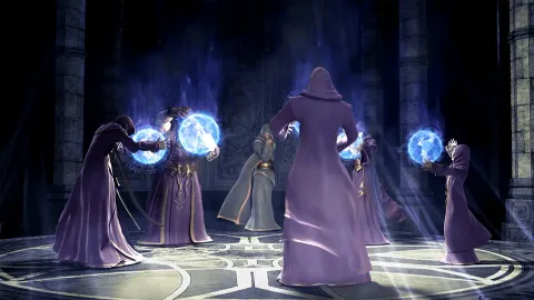 League Classic The Council sur une illustration paysage de League of Legends