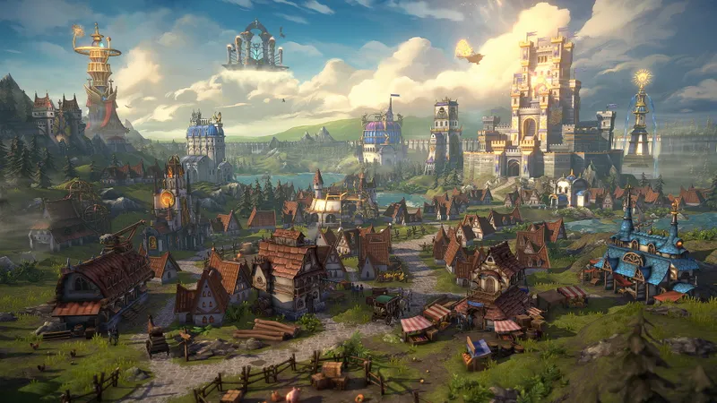 Heroes Olden Era ville Temple dans la stratégie fantasy
