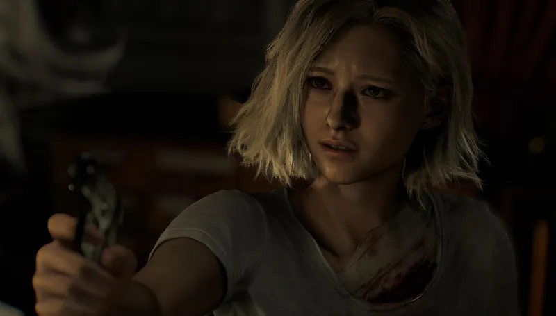 Scène officielle de Resident Evil Requiem avant de choisir caméra difficulté et inventaire