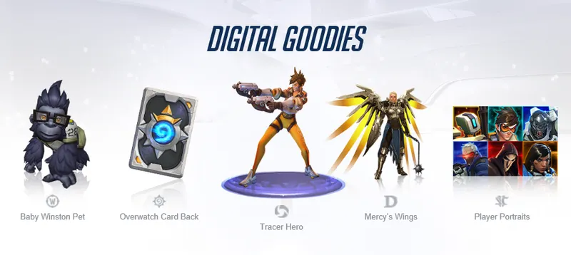 Overwatch goodies autre jeux