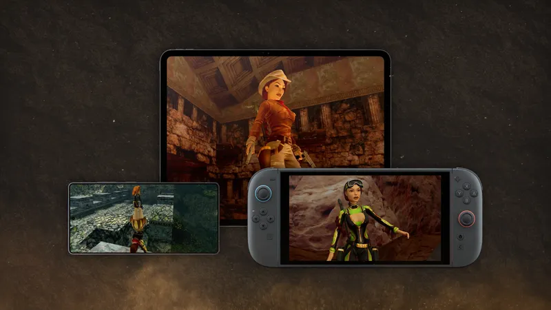 Plateformes Tomb Raider Remastered incluant mobile et Switch 2 pour choisir où jouer