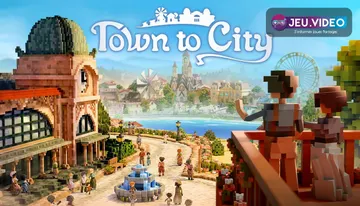 Town to City date de sortie avec village méditerranéen voxel et logo officiel