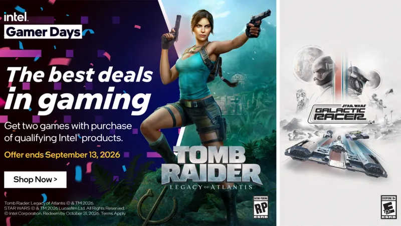 Imagen oficial de Intel Gamer Days 2026 utilizada como contexto de gameplay para la sección 2 del artículo