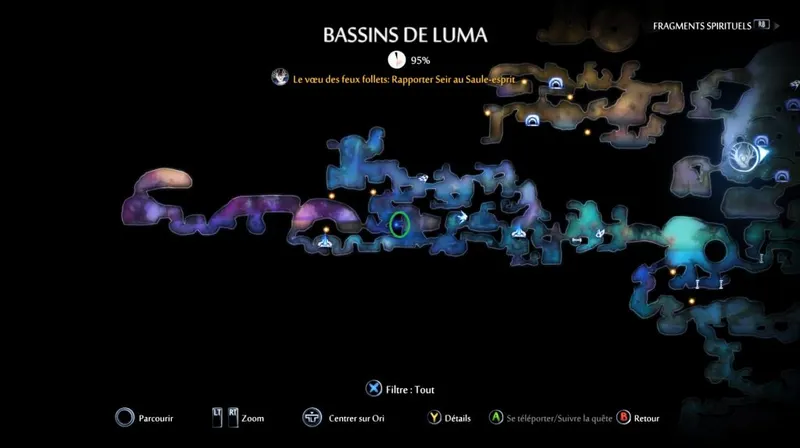 Ori and the Will of the Wisps - quête des graines mystérieuses - trois