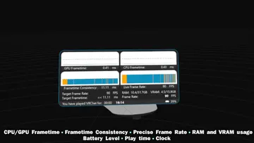 Seamen Performance Overlay : visuel officiel de l’utilitaire VR